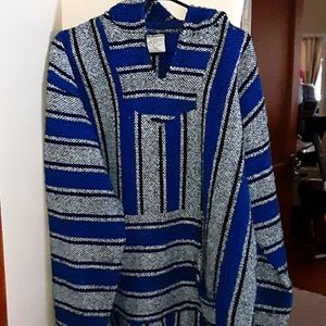 Pullover baha hoodie blue and gray